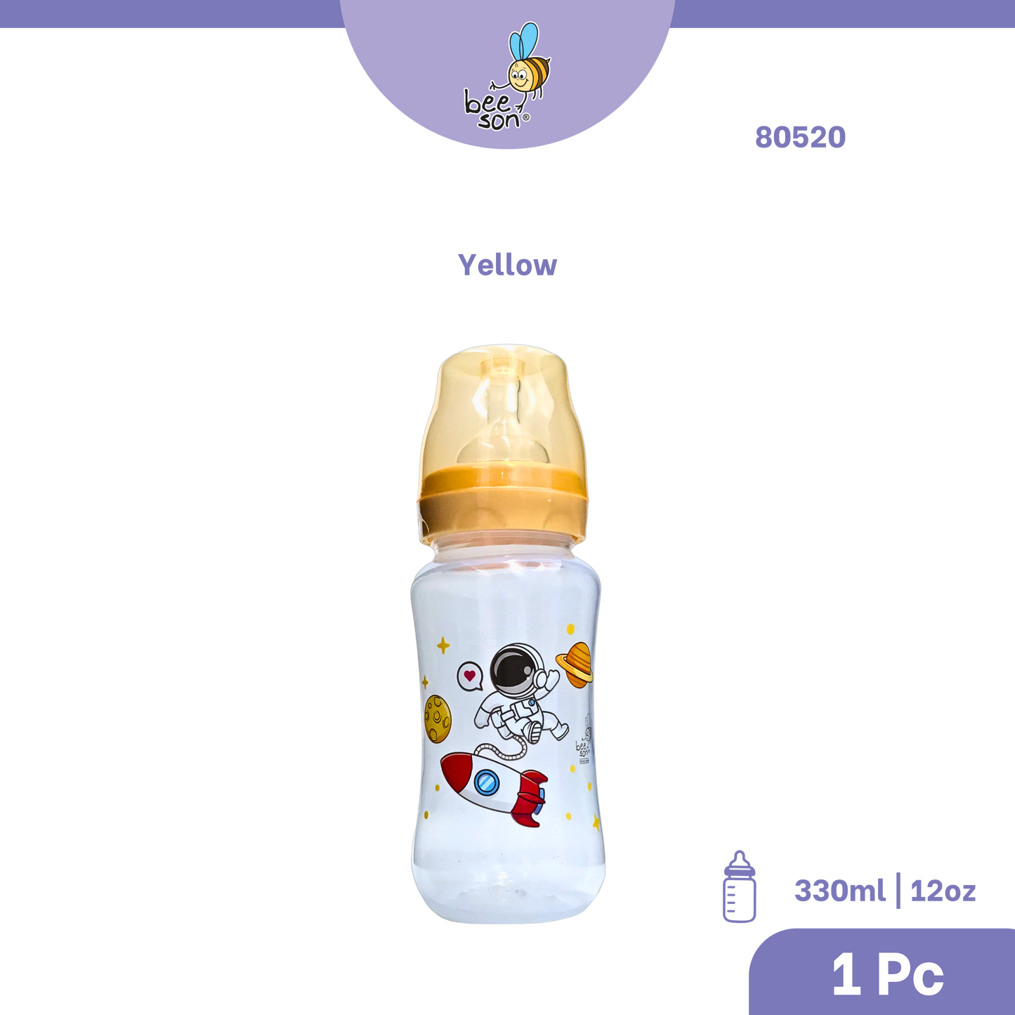 Beeson 330ml | 12oz Baby Wide Neck Feeding Bottle 80520