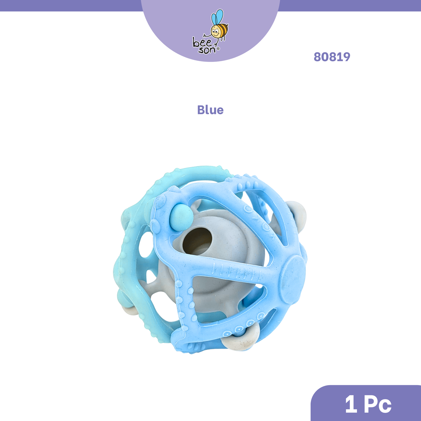 Beeson Soft Silicone Baby Ringing Teether 80814 | 80815 | 80819