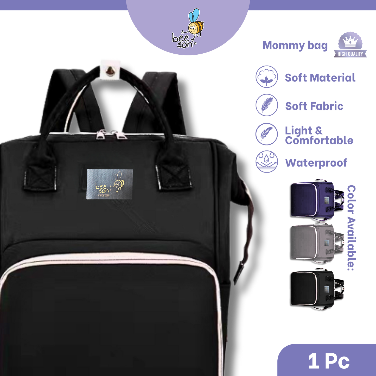 Beeson Multi-Functional Mommy Bags with Insulated Compartment | 10039