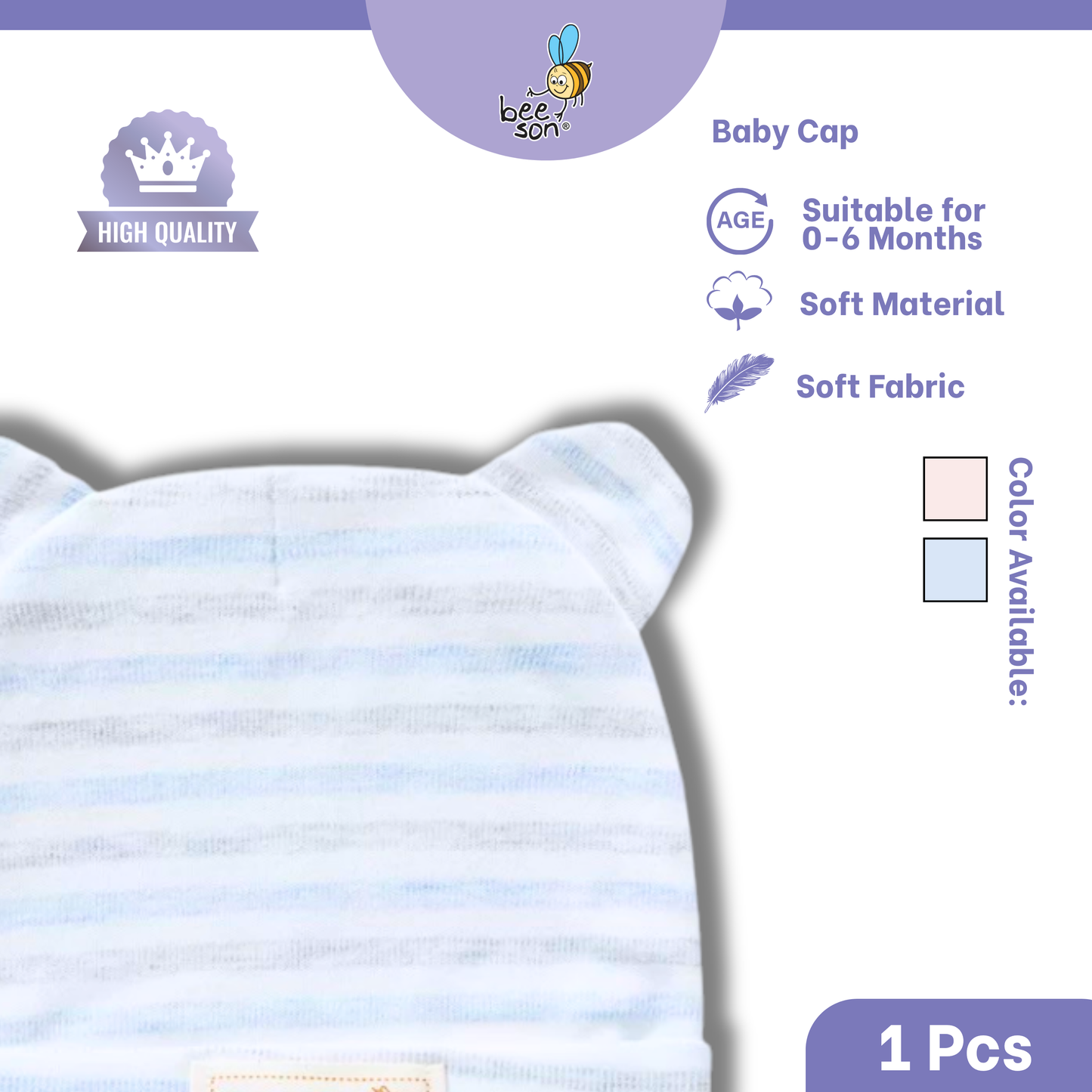 Beeson Unisex Baby Bonnet 10500 | 10503
