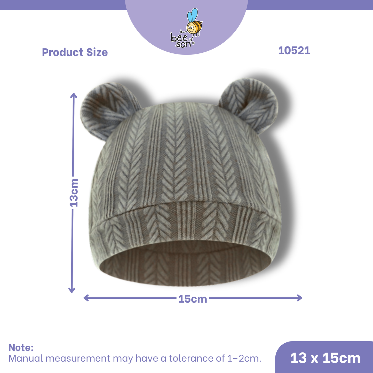 Beeson Unisex Baby Bonnet 10521