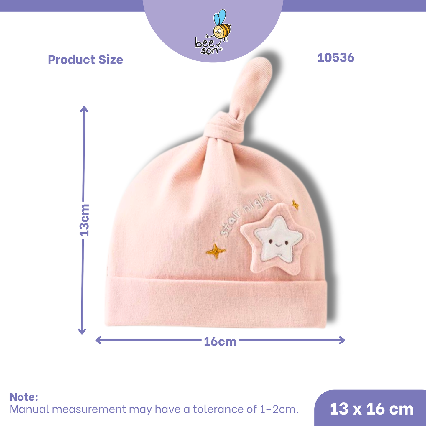 Beeson Unisex Baby Bonnet 10536 | 10537