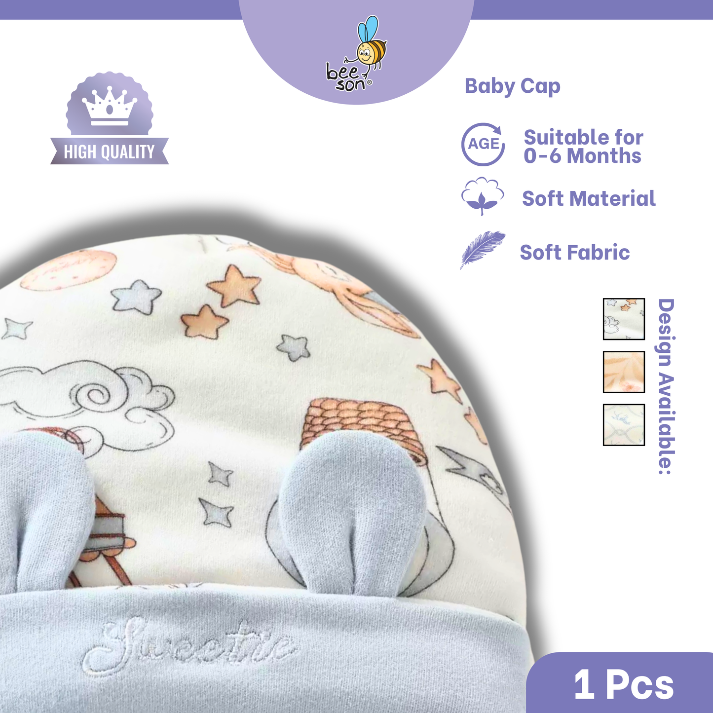 Beeson Unisex Baby Bonnet 10536 | 10537