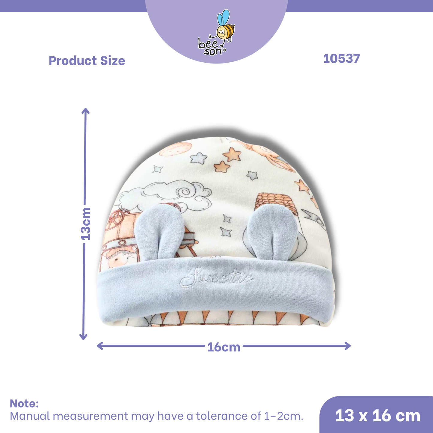 Beeson Unisex Baby Bonnet 10536 | 10537