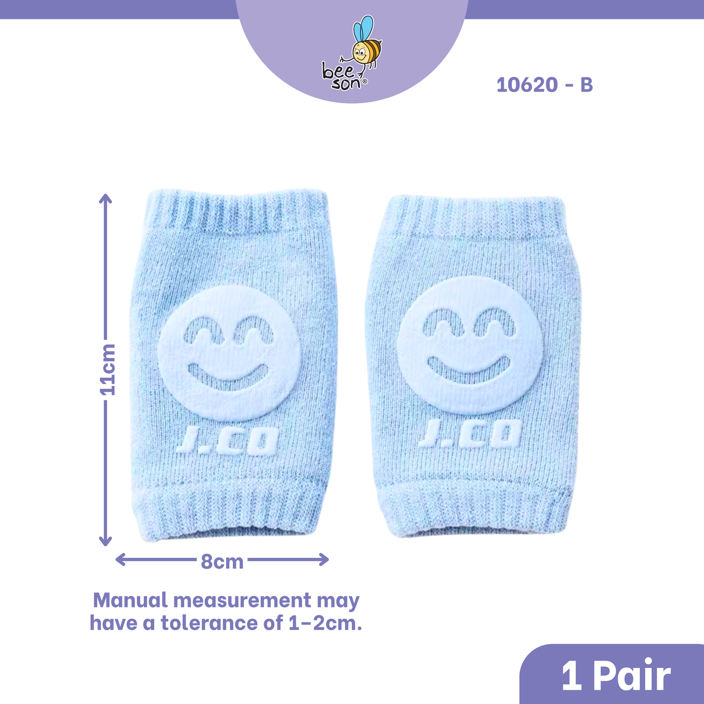 Beeson Baby Knee Pads – Soft Protection for Crawling 10620