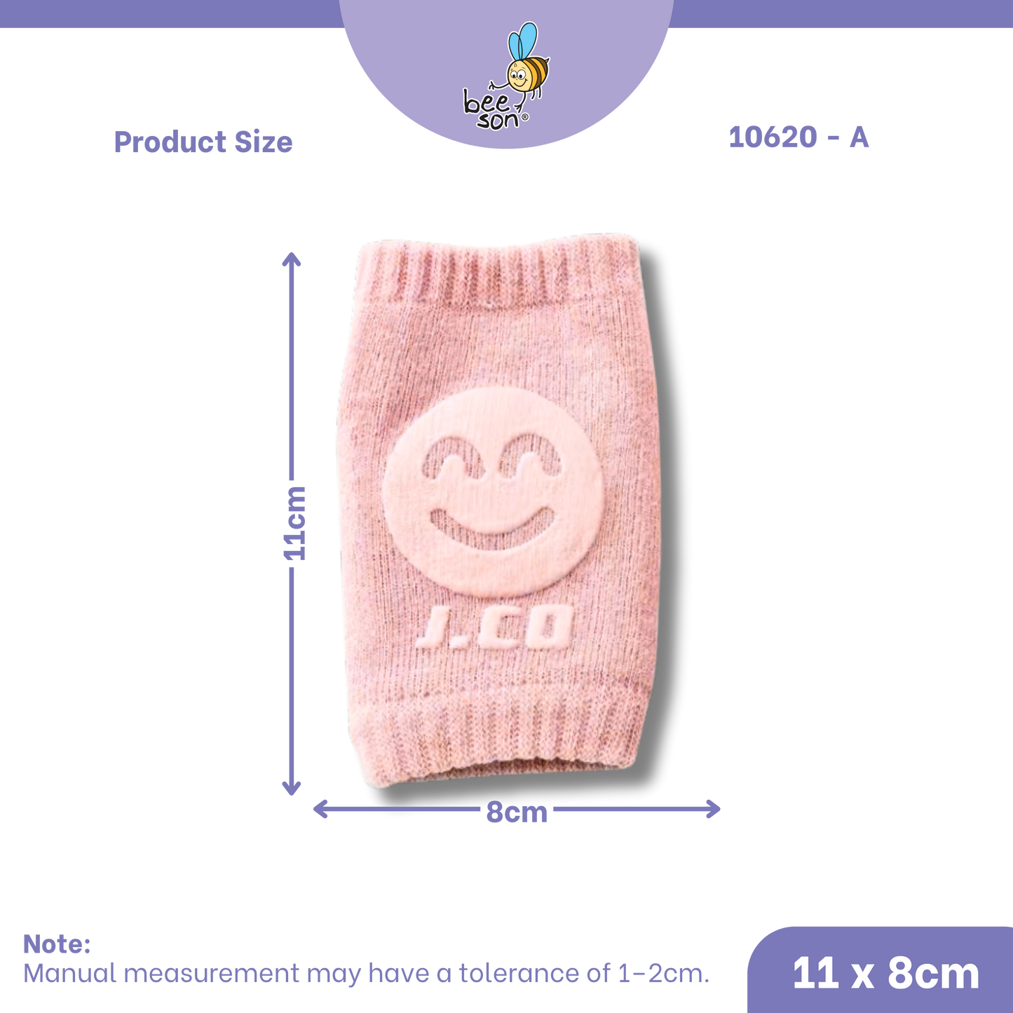 Beeson Baby Knee Pads – Soft Protection for Crawling | 10620 A
