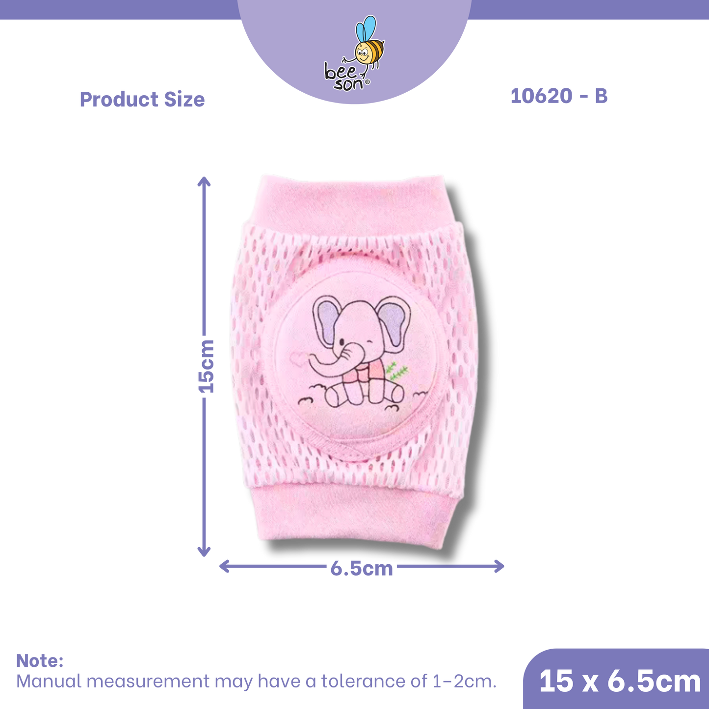 Beeson Baby Knee Pads – Soft Protection for Crawling | 10620 B