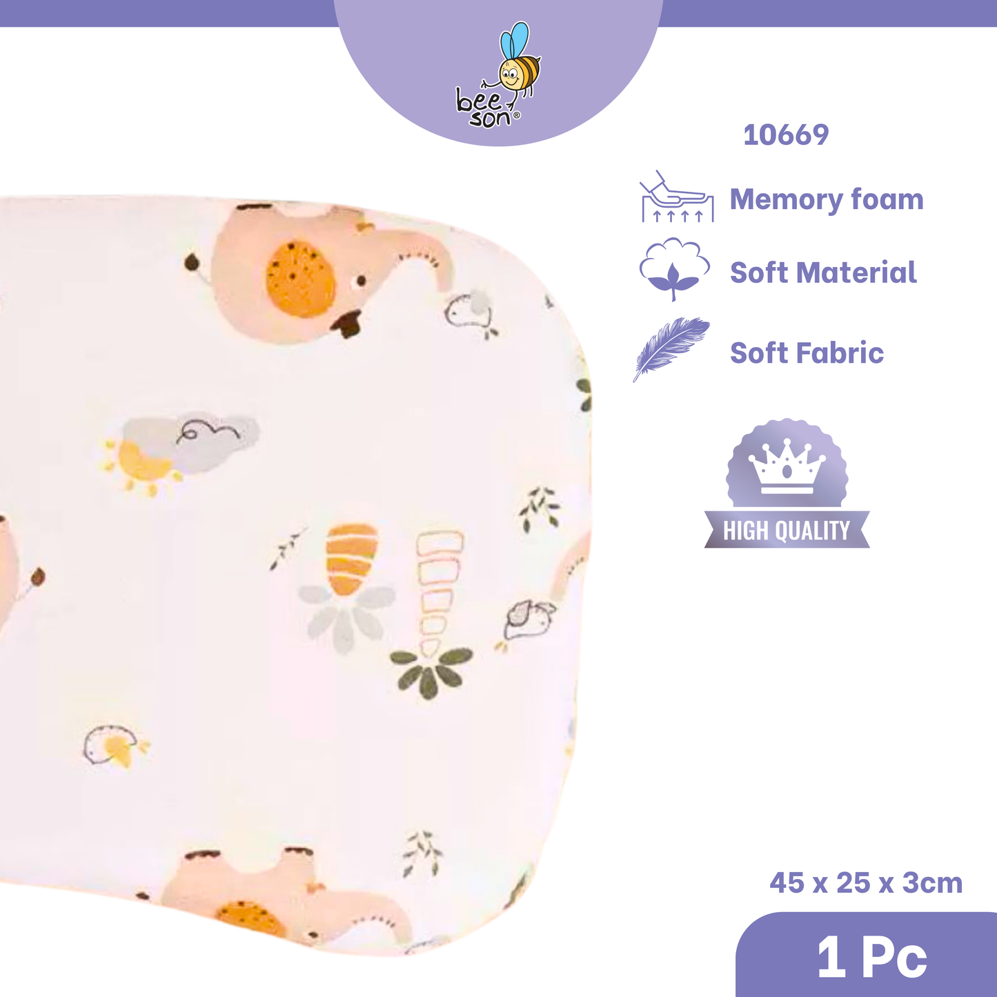 Beeson Bedding Baby Dimple Pillow | Head Shaping Pillow 10667 | 10669 | 10670 | 10671 | 10676