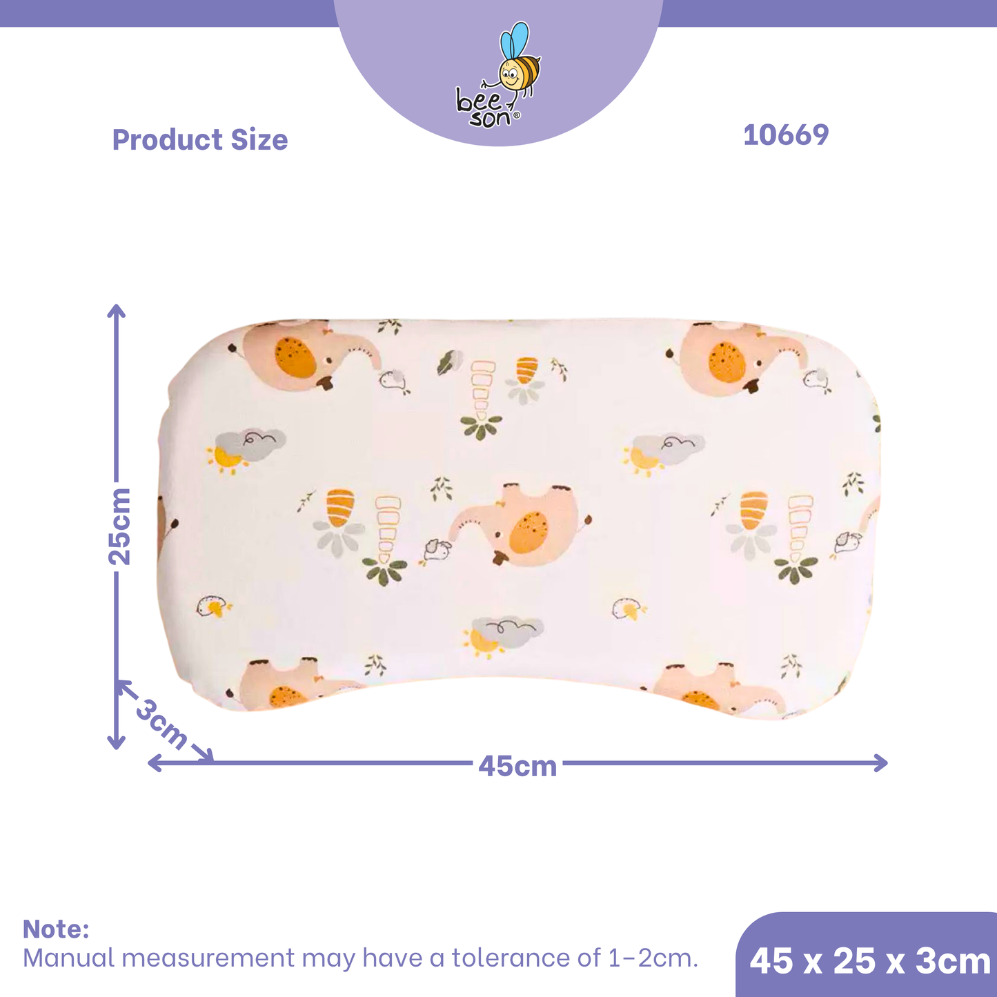 Beeson Bedding Baby Dimple Pillow | Head Shaping Pillow 10667 | 10669 | 10670 | 10671 | 10676