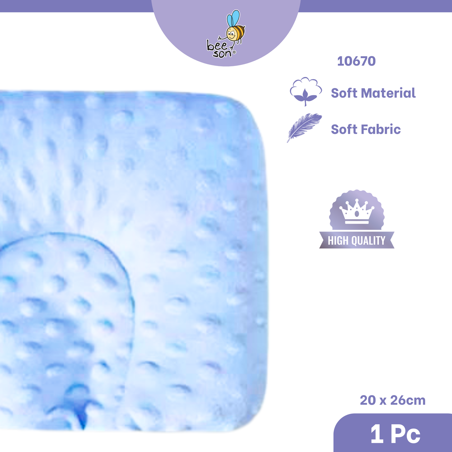 Beeson Bedding Baby Dimple Pillow | Head Shaping Pillow 10667 | 10669 | 10670 | 10671 | 10676