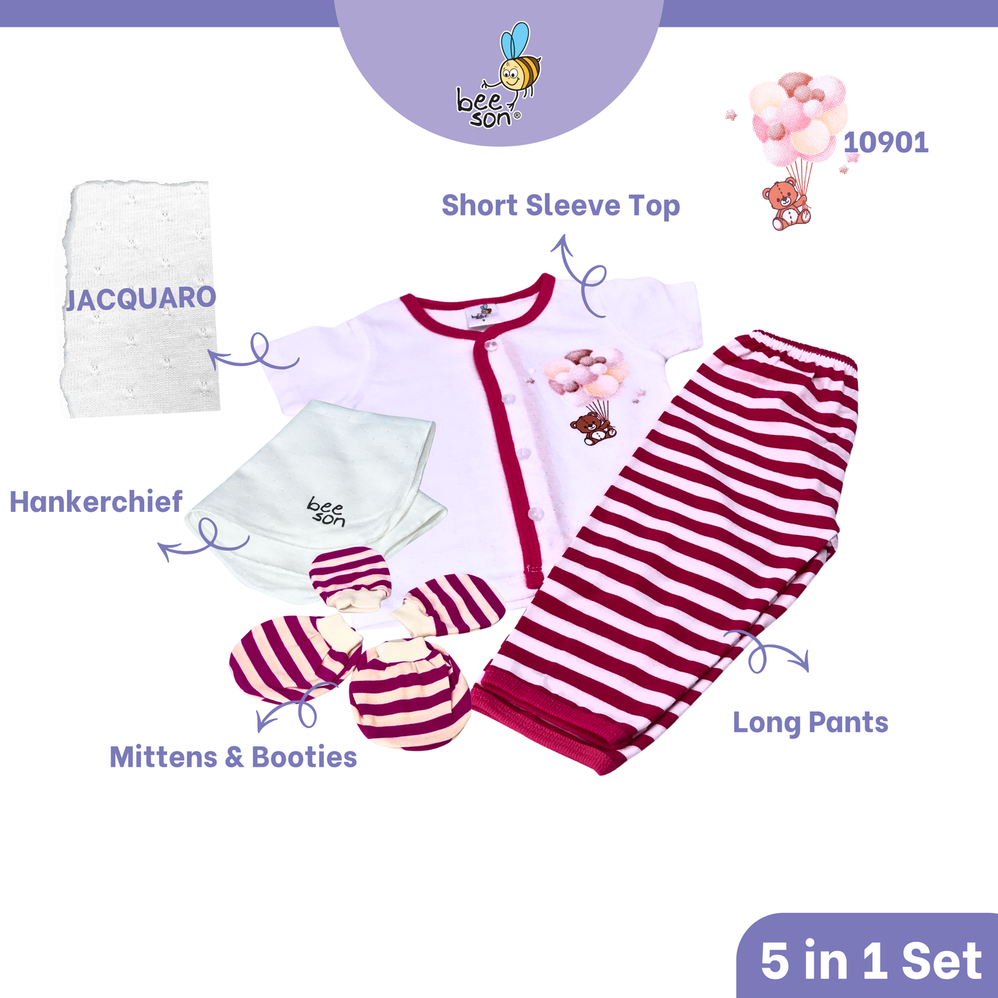 Beeson 4in1 | 5in1 | 6in1 Newborn Baby Boy / Girl Hamper Wear Gift Set Box 10900 | 10901 | 10902 | 10908 | 10909 | 81280 | 81281 | 81282 | 81283 | 81284 | 81285 | 81286 | 81287