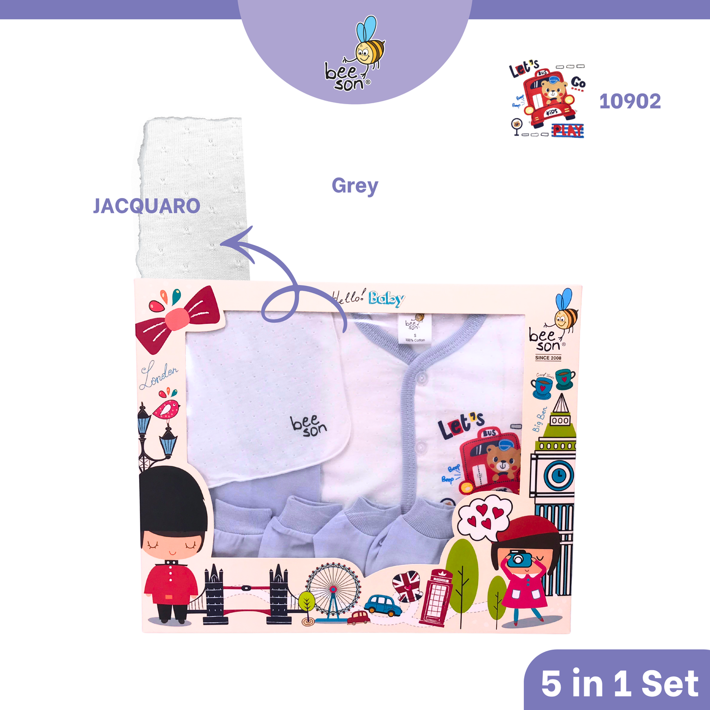 Beeson 4in1 | 5in1 | 6in1 Newborn Baby Boy / Girl Hamper Wear Gift Set Box 10900 | 10901 | 10902 | 10908 | 10909 | 81280 | 81281 | 81282 | 81283 | 81284 | 81285 | 81286 | 81287