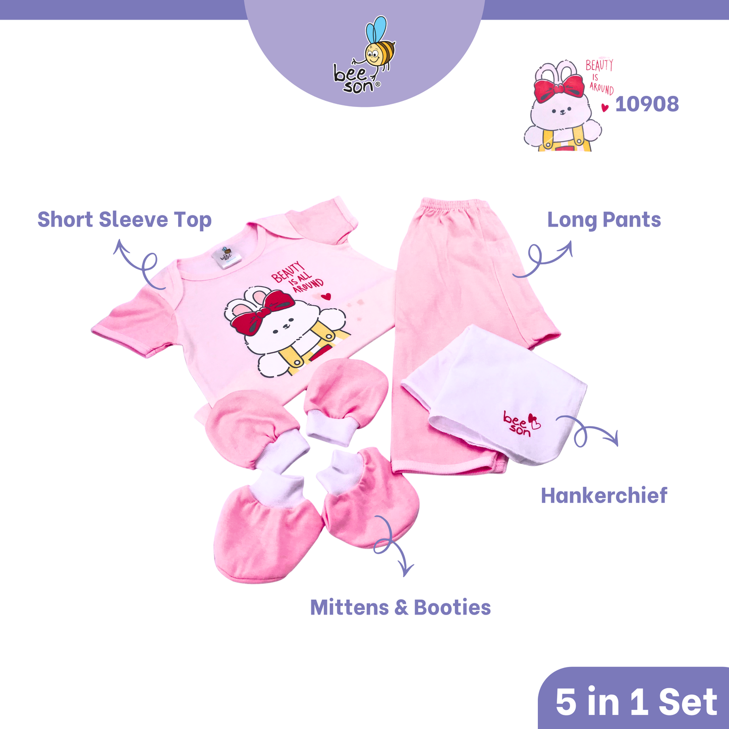 Beeson 4in1 | 5in1 | 6in1 Newborn Baby Boy / Girl Hamper Wear Gift Set Box 10900 | 10901 | 10902 | 10908 | 10909 | 81280 | 81281 | 81282 | 81283 | 81284 | 81285 | 81286 | 81287