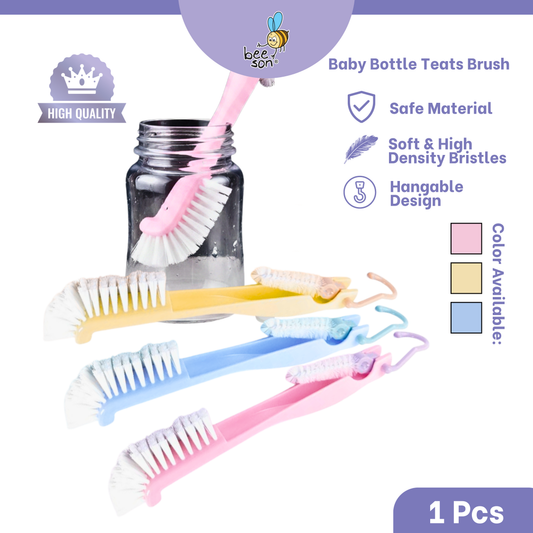 Beeson 2in1 Foldable Baby Bottle & Teats Cleaning Brush 11251