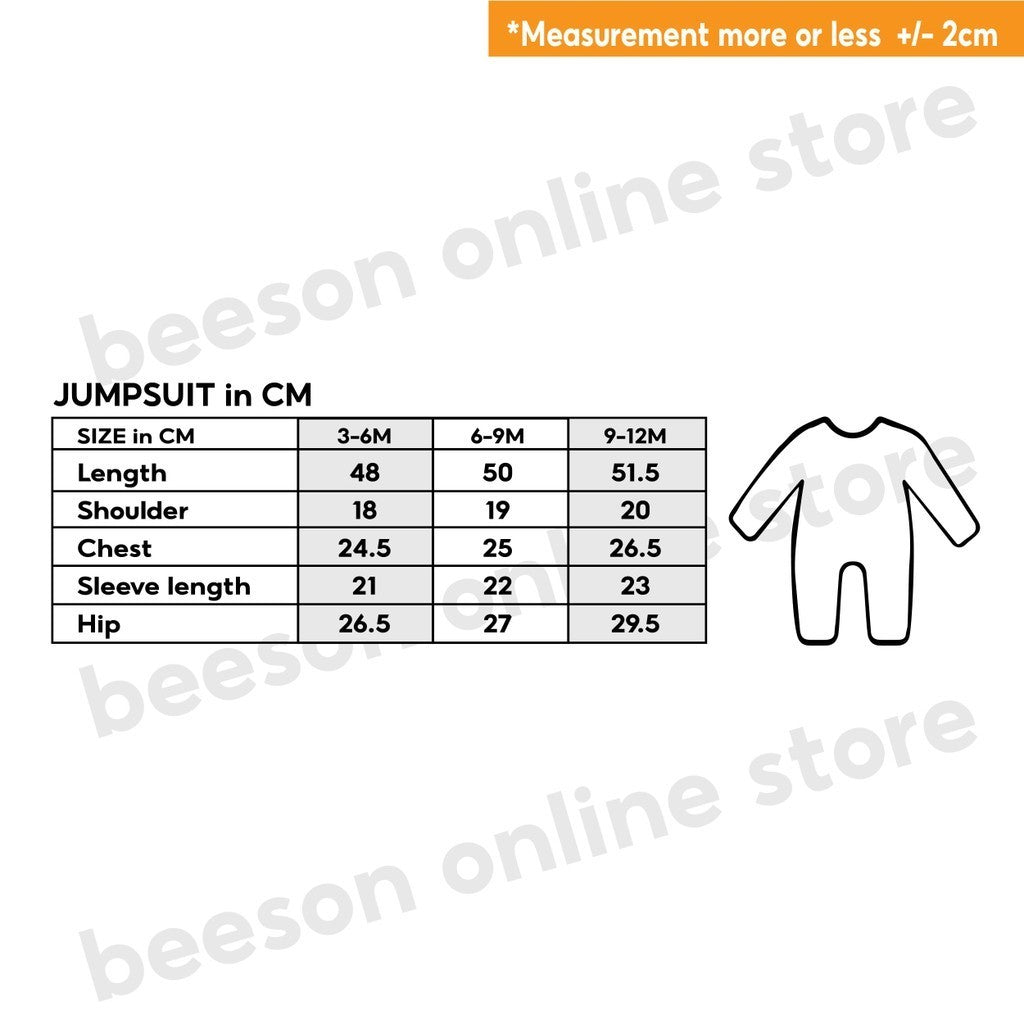 Beeson Newborn Baby Boy Long Sleeve Jumpsuit 18040