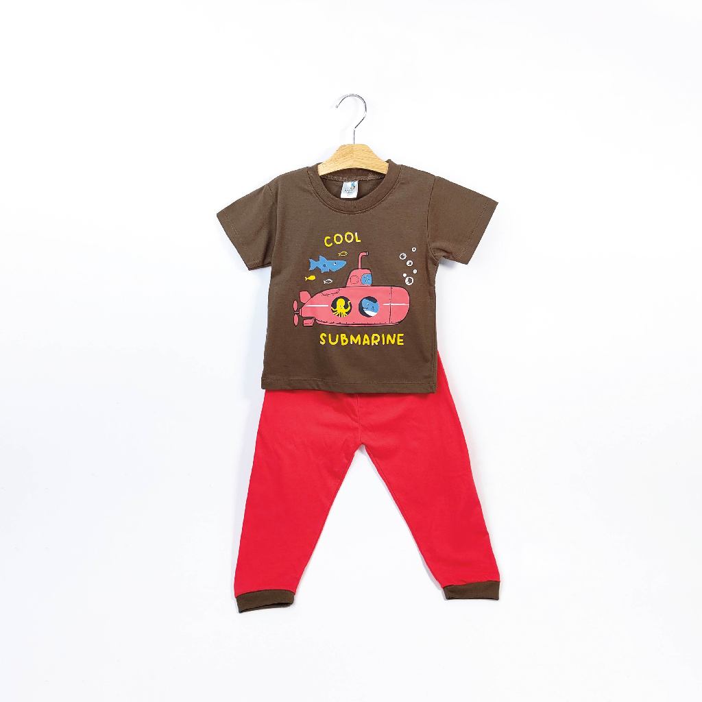 Beeson Toddler Kids Boy Short Sleeve with Long Pants Suit Set 18134