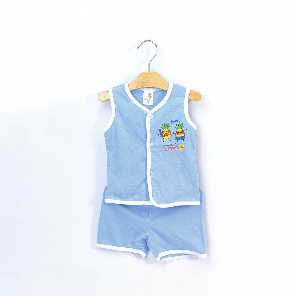 Beeson Newborn Baby Boy / Girl Singlet with Short Pants Suit Set 13285