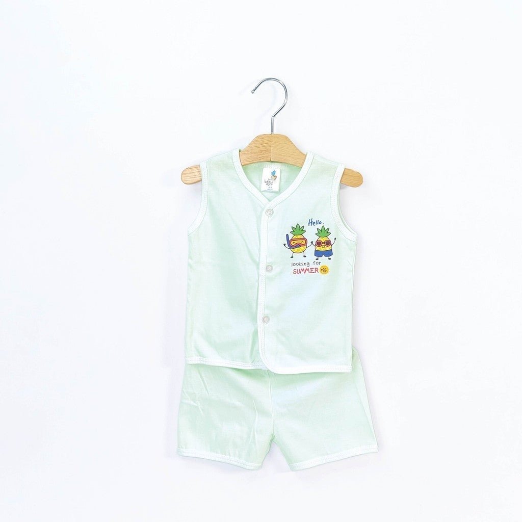 Beeson Newborn Baby Boy / Girl Singlet with Short Pants Suit Set 13285