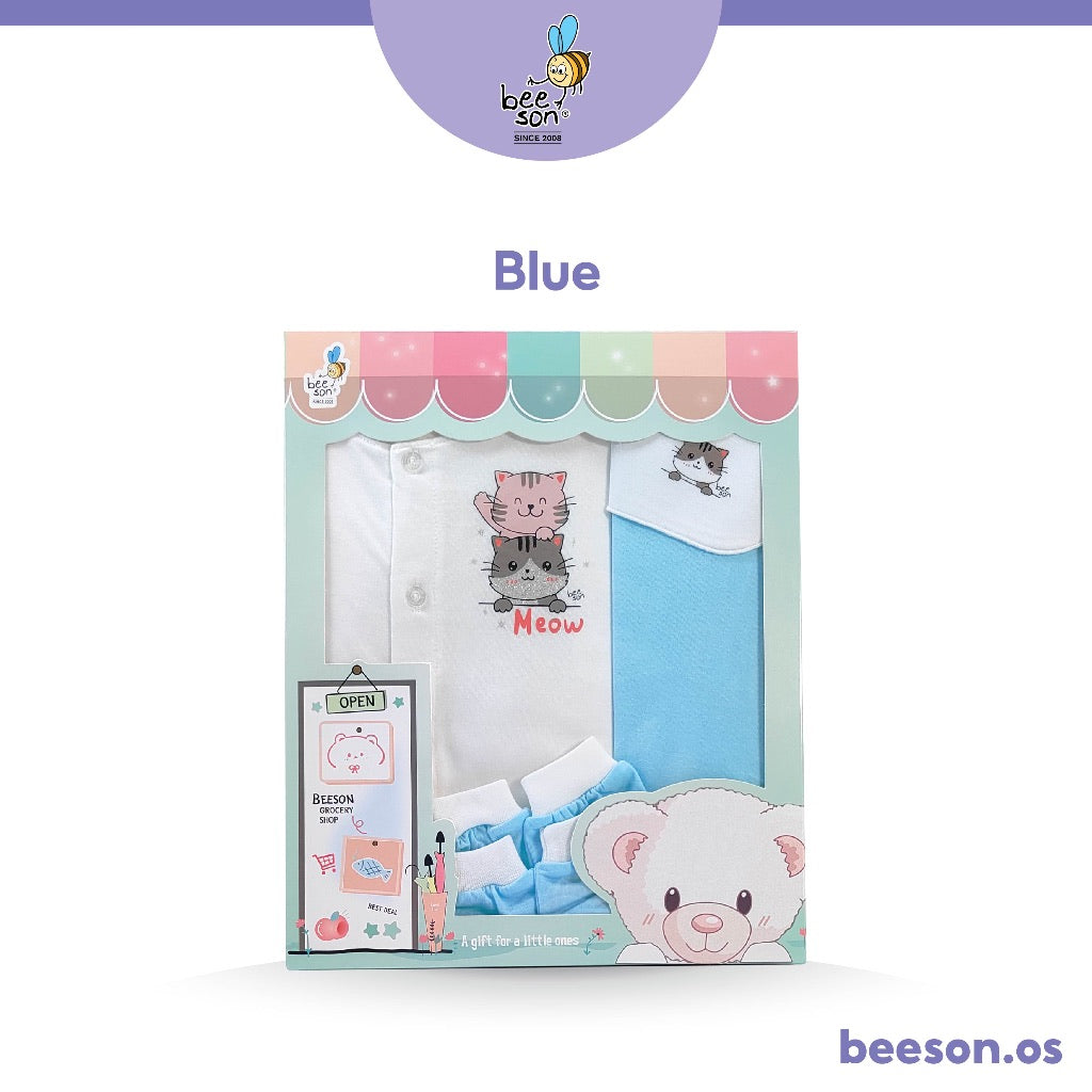 Beeson 5in1 Newborn Baby Boy / Girl Hamper Gift Set Box 81282