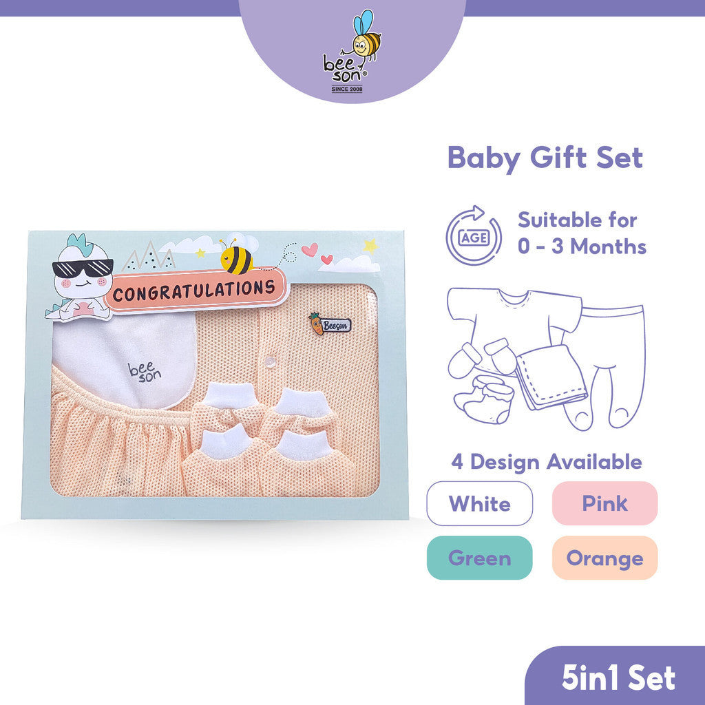 Beeson 5in1 Newborn Baby Boy / Girl Hamper Gift Set Box 10900