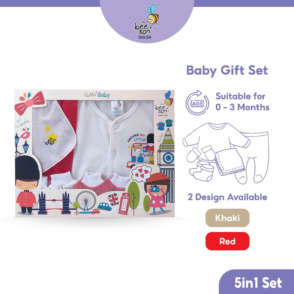 Beeson 5in1 Newborn Baby Boy / Girl Hamper Gift Set Box 10902