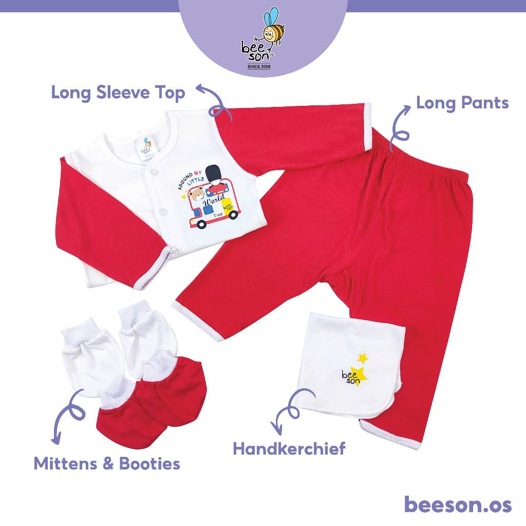 Beeson 5in1 Newborn Baby Boy / Girl Hamper Gift Set Box 10902