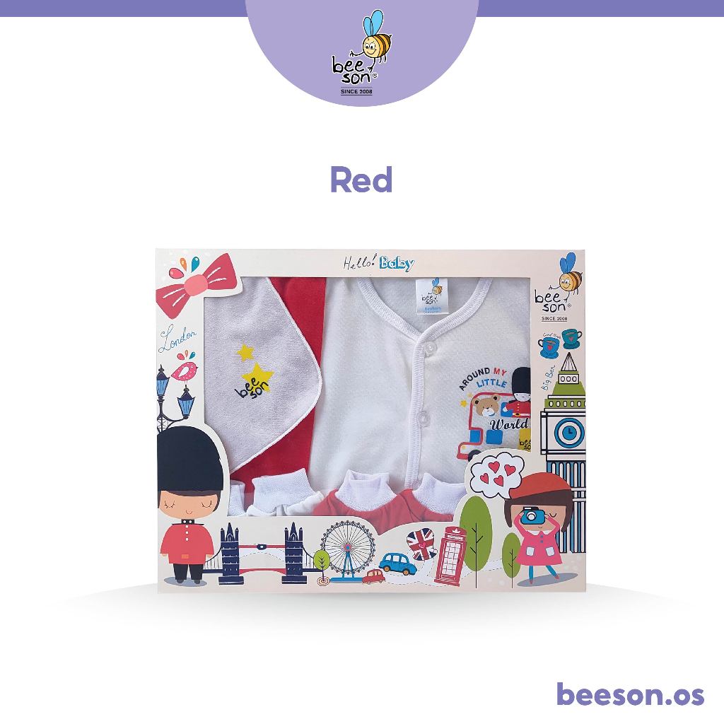 Beeson 5in1 Newborn Baby Boy / Girl Hamper Gift Set Box 10902