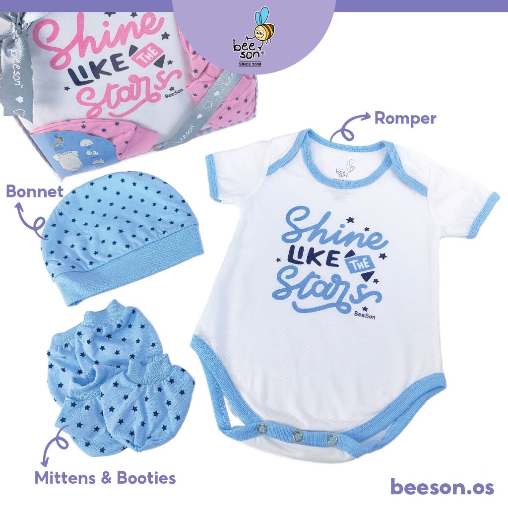 Beeson 4in1 Newborn Baby Boy / Girl Hamper Gift Set Box 10905