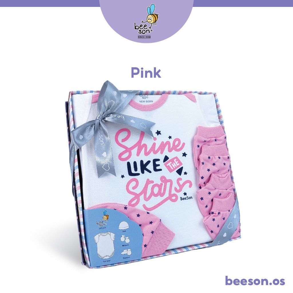 Beeson 4in1 Newborn Baby Boy / Girl Hamper Gift Set Box 10905