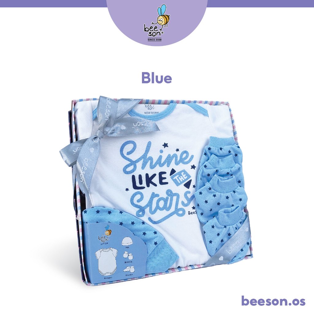 Beeson 4in1 Newborn Baby Boy / Girl Hamper Gift Set Box 10905