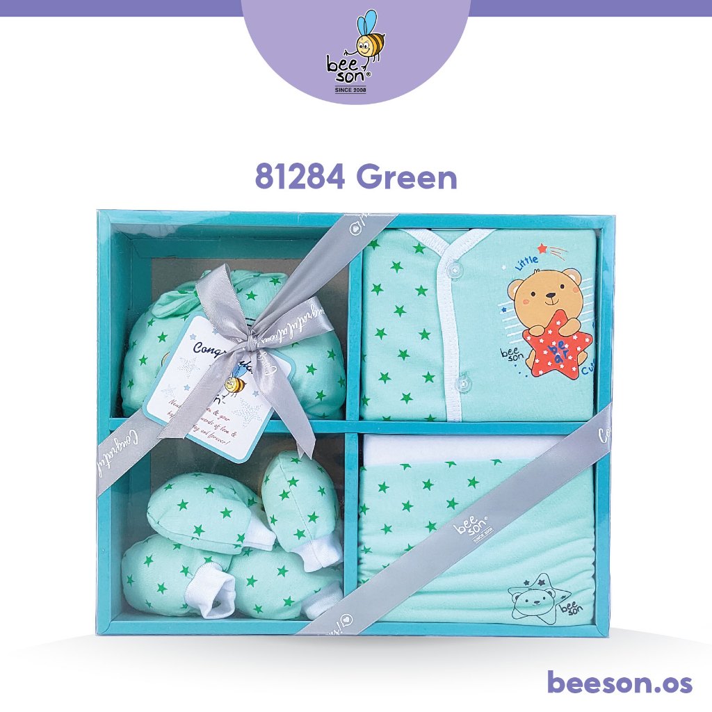 Beeson 6in1 Newborn Baby Boy / Girl Hamper Gift Set Box 81284