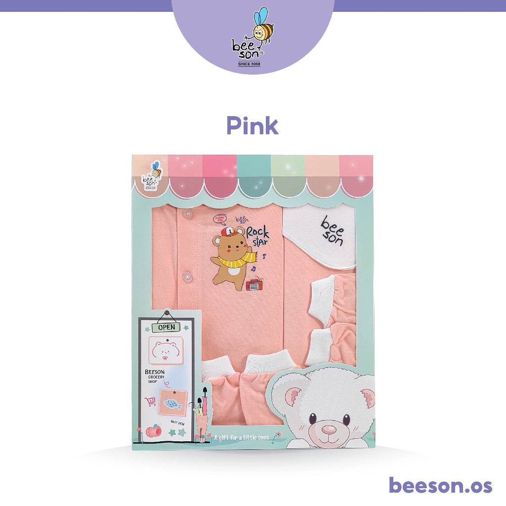 Beeson 5in1 Newborn Baby Boy / Girl Hamper Gift Set Box 81283