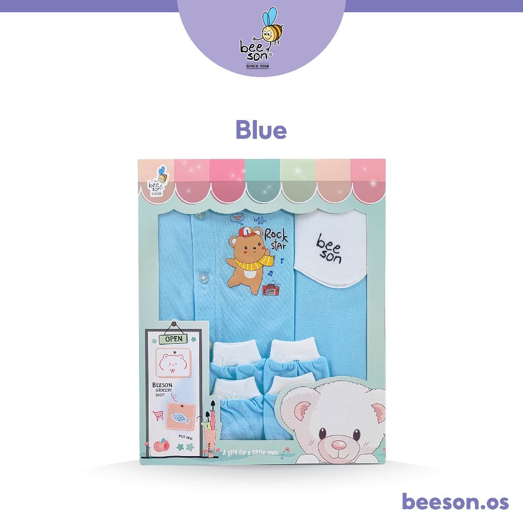 Beeson 5in1 Newborn Baby Boy / Girl Hamper Gift Set Box 81283