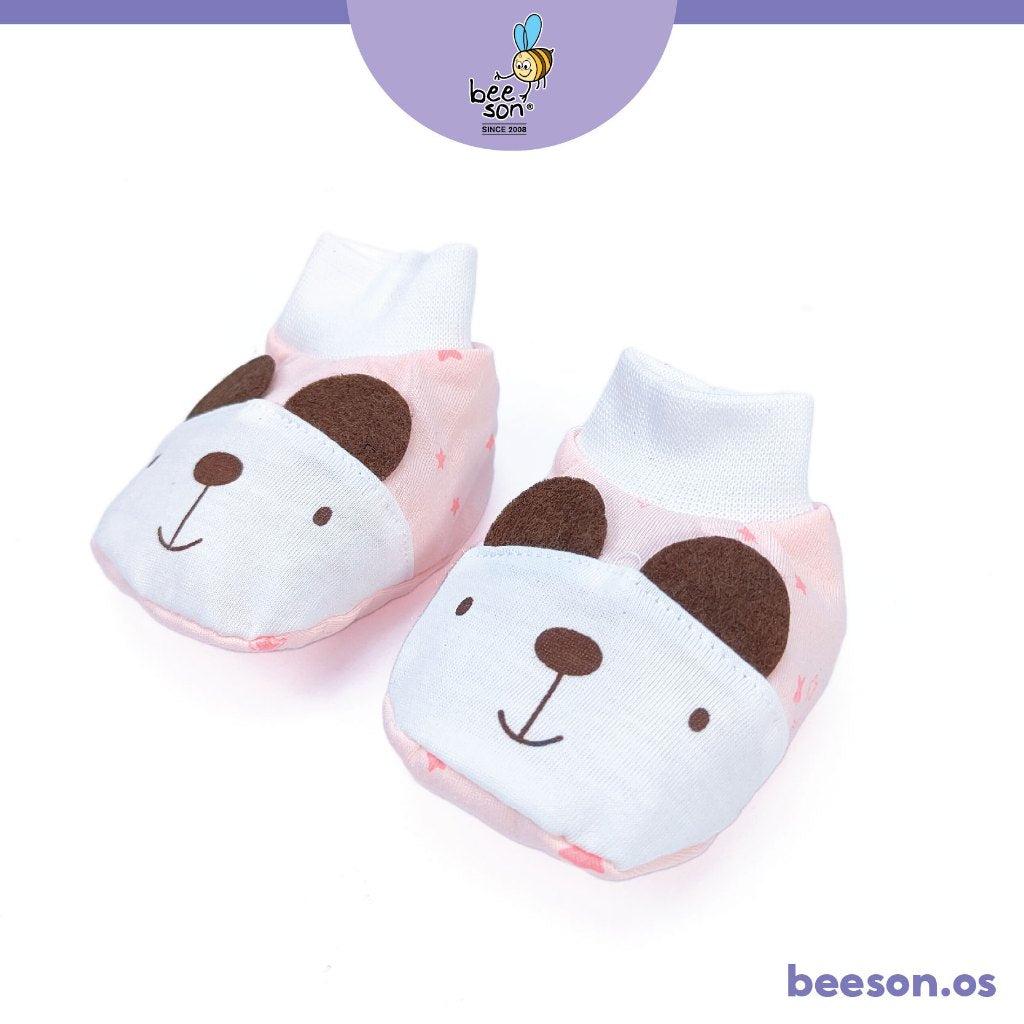 Beeson Newborn Baby Girl Mittens & Booties Set 10568