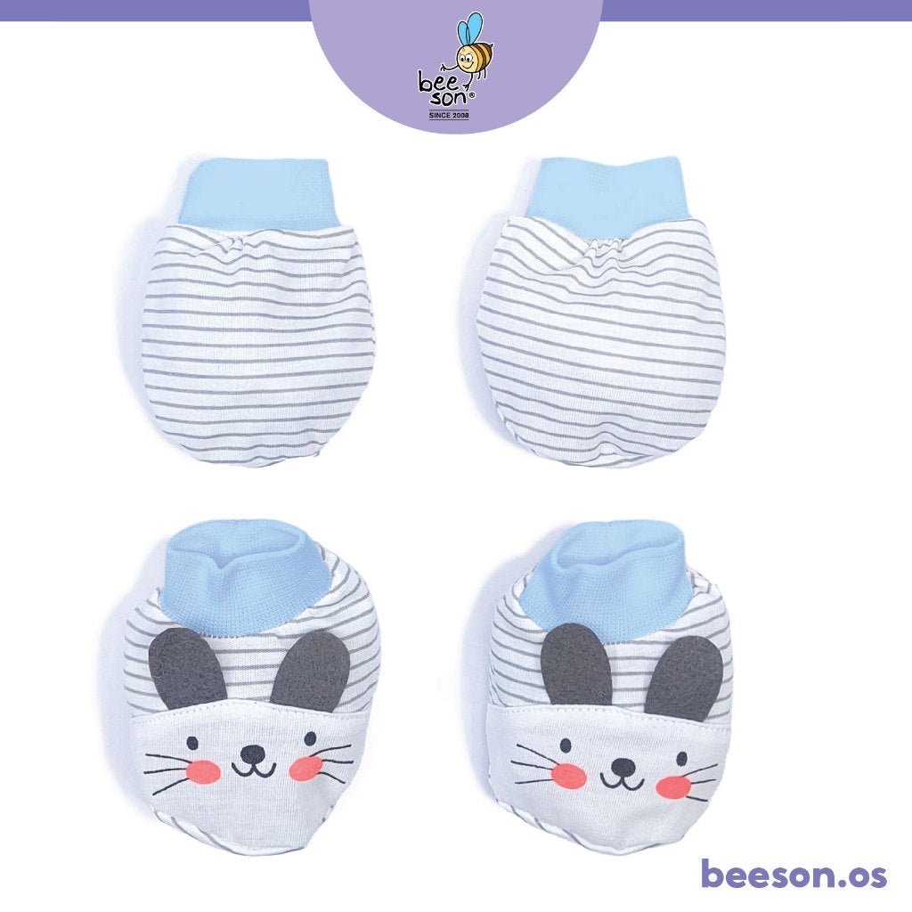 Beeson Newborn Baby Unisex Mittens & Booties Set 10567