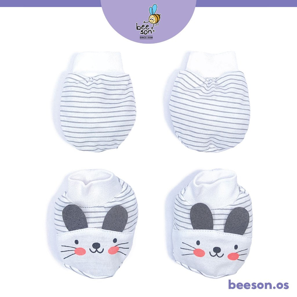 Beeson Newborn Baby Unisex Mittens & Booties Set 10567