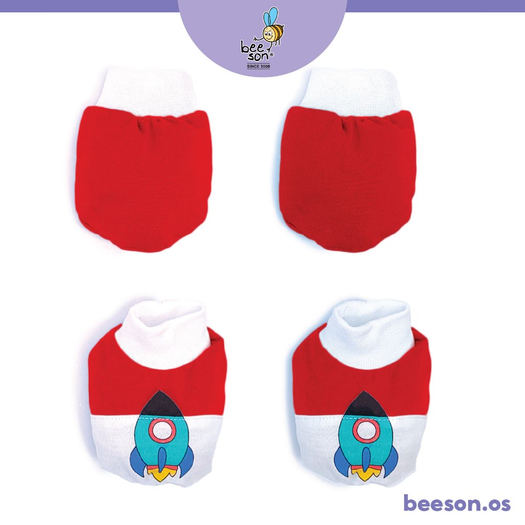 Beeson Newborn Baby Unisex Mittens & Booties Set 10569