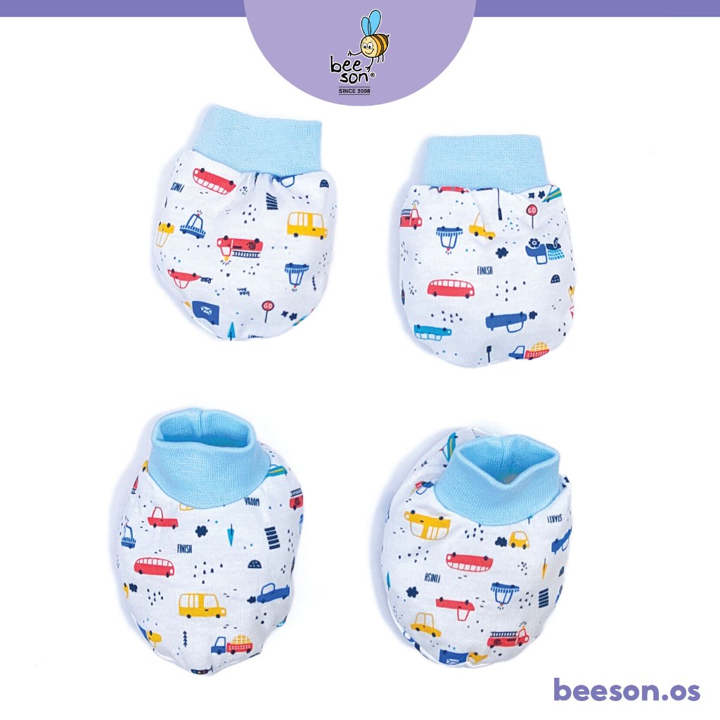 Beeson Newborn Baby Unisex Mittens & Booties Set 10560