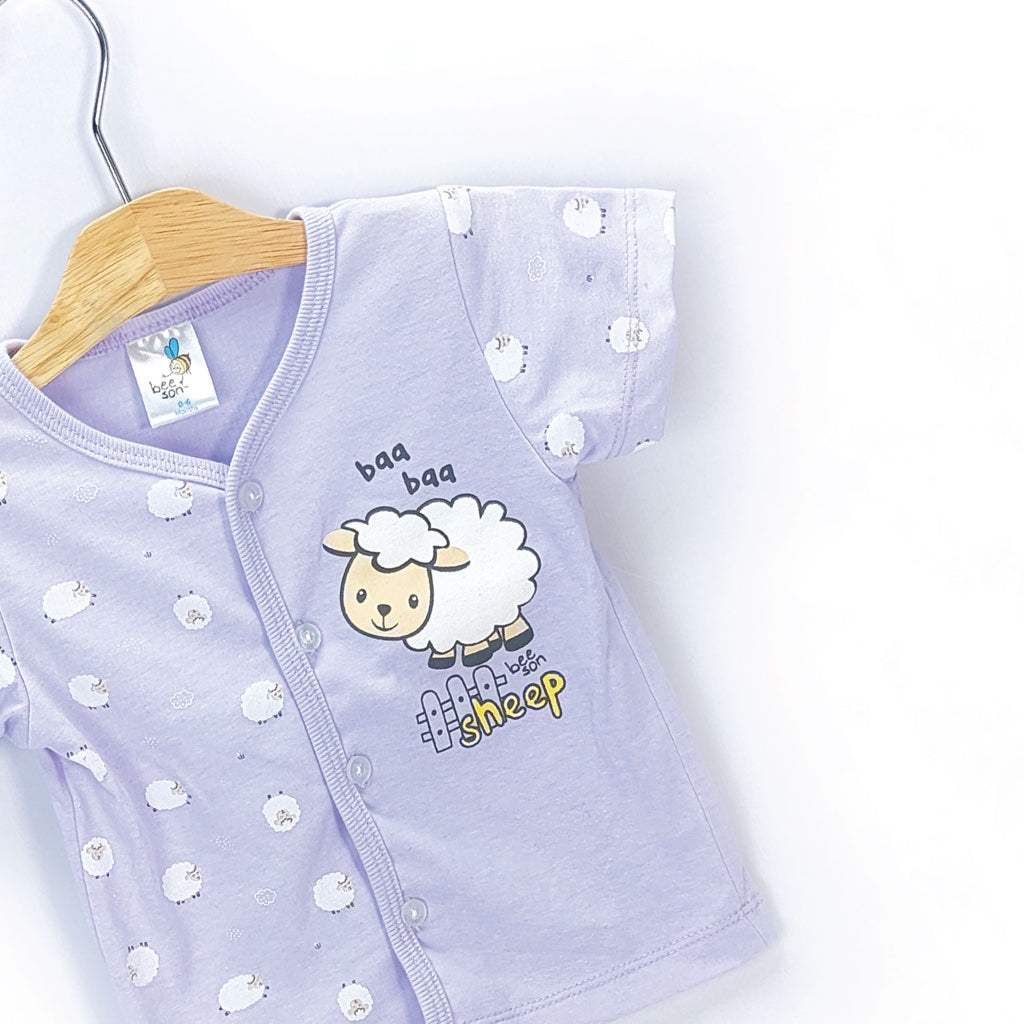 Beeson Newborn Baby Girl Short Sleeve with Short Pants Suit Set 12206