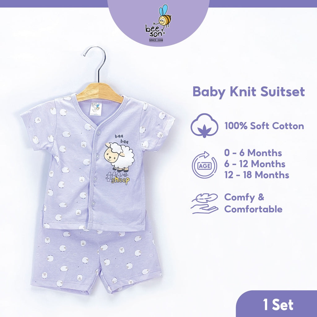 Beeson Newborn Baby Girl Short Sleeve with Short Pants Suit Set 12206