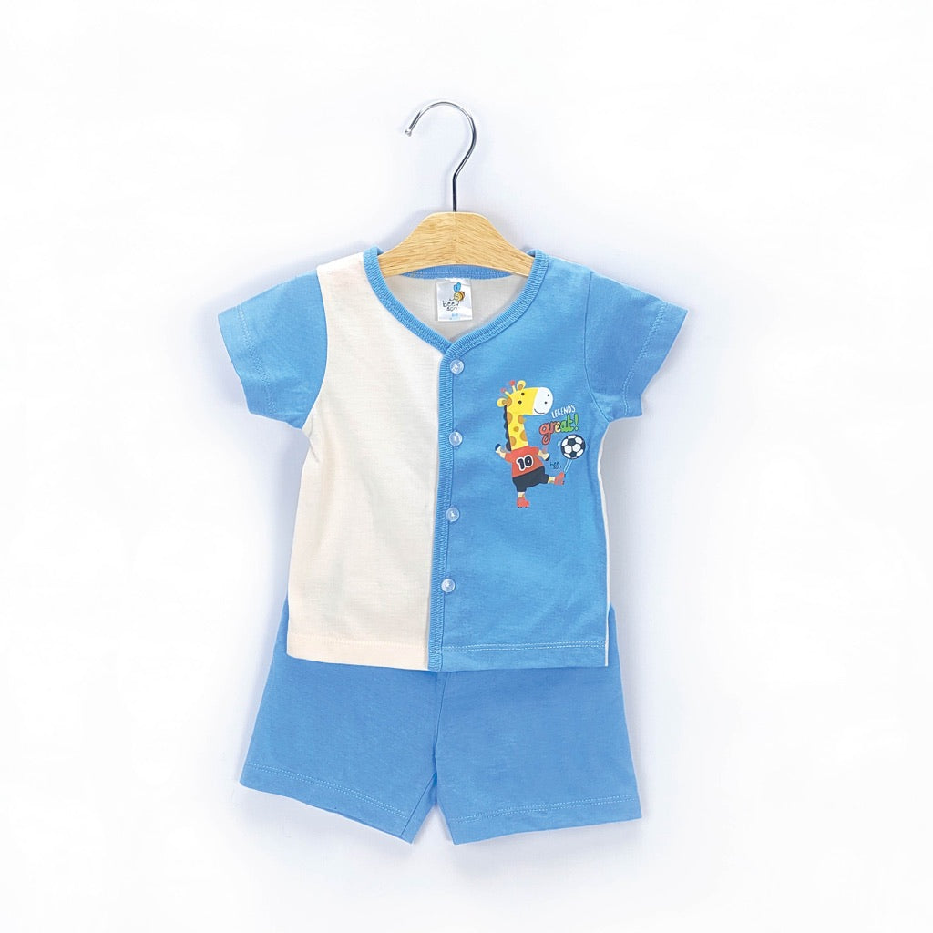 Beeson Newborn Baby Boy Short Sleeve with Short Pants Suit Set 13365