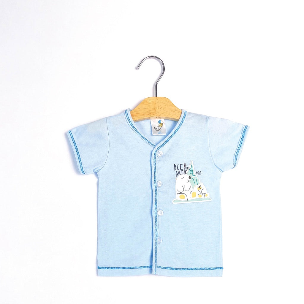 Beeson Newborn Baby Boy Short Sleeve with Short Pants Suit Set 13347