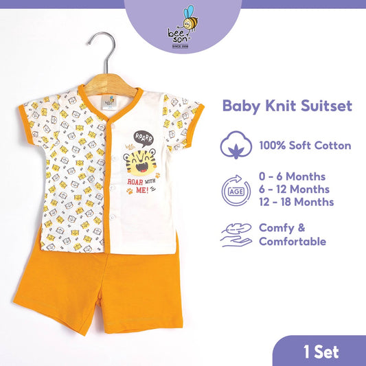 Beeson Newborn Baby Boy Short Sleeve with Short Pants Suit Set 12170