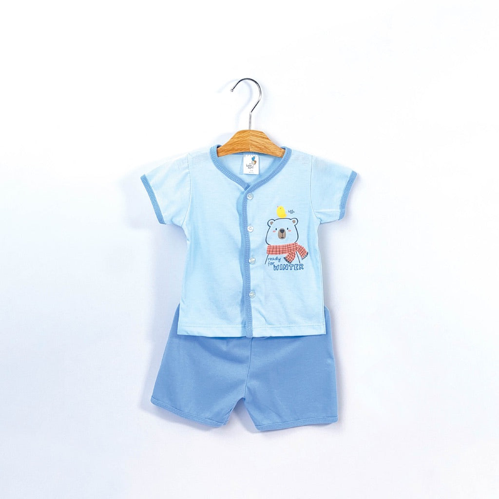 Beeson Newborn Baby Boy Short Sleeve with Short Pants Suit Set 13293