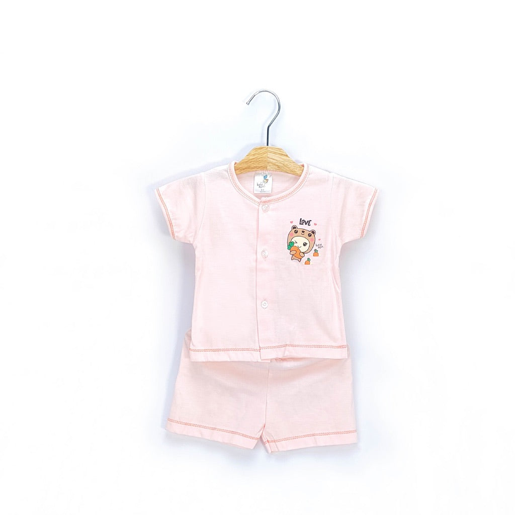 Beeson Newborn Baby Boy / Girl Short Sleeve with Short Pants Suit Set 13289