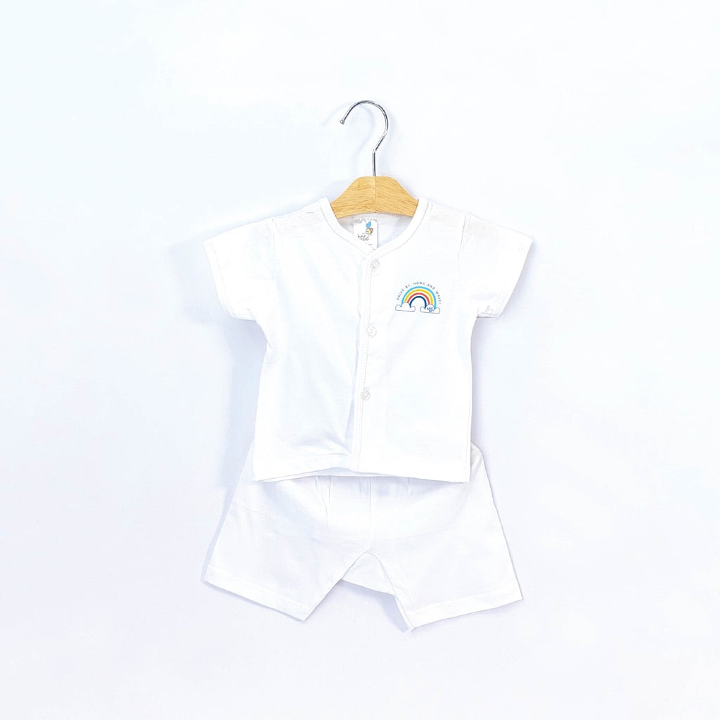 Beeson Newborn Baby Boy / Girl Short Sleeve with Short Pants Suit Set 12308