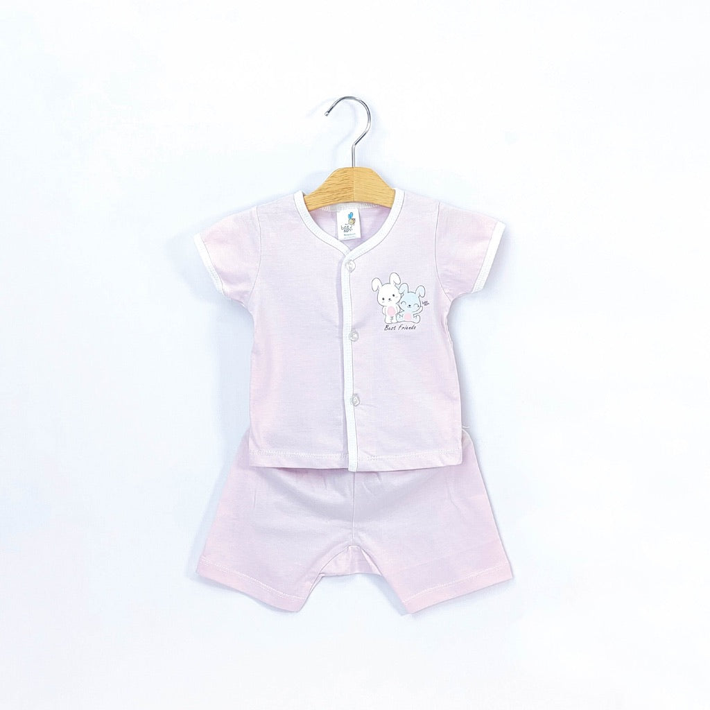 Beeson Newborn Baby Boy / Girl Short Sleeve with Short Pants Suit Set 12311