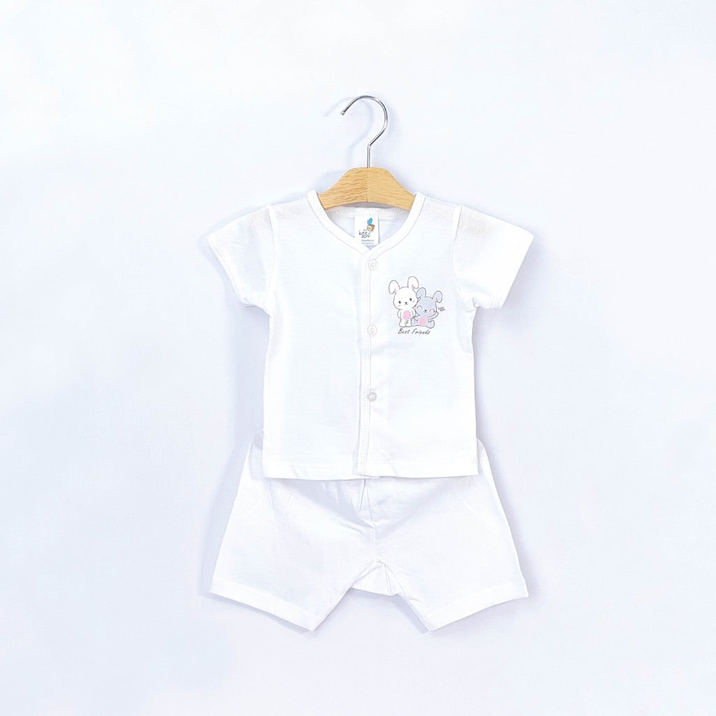 Beeson Newborn Baby Boy / Girl Short Sleeve with Short Pants Suit Set 12311