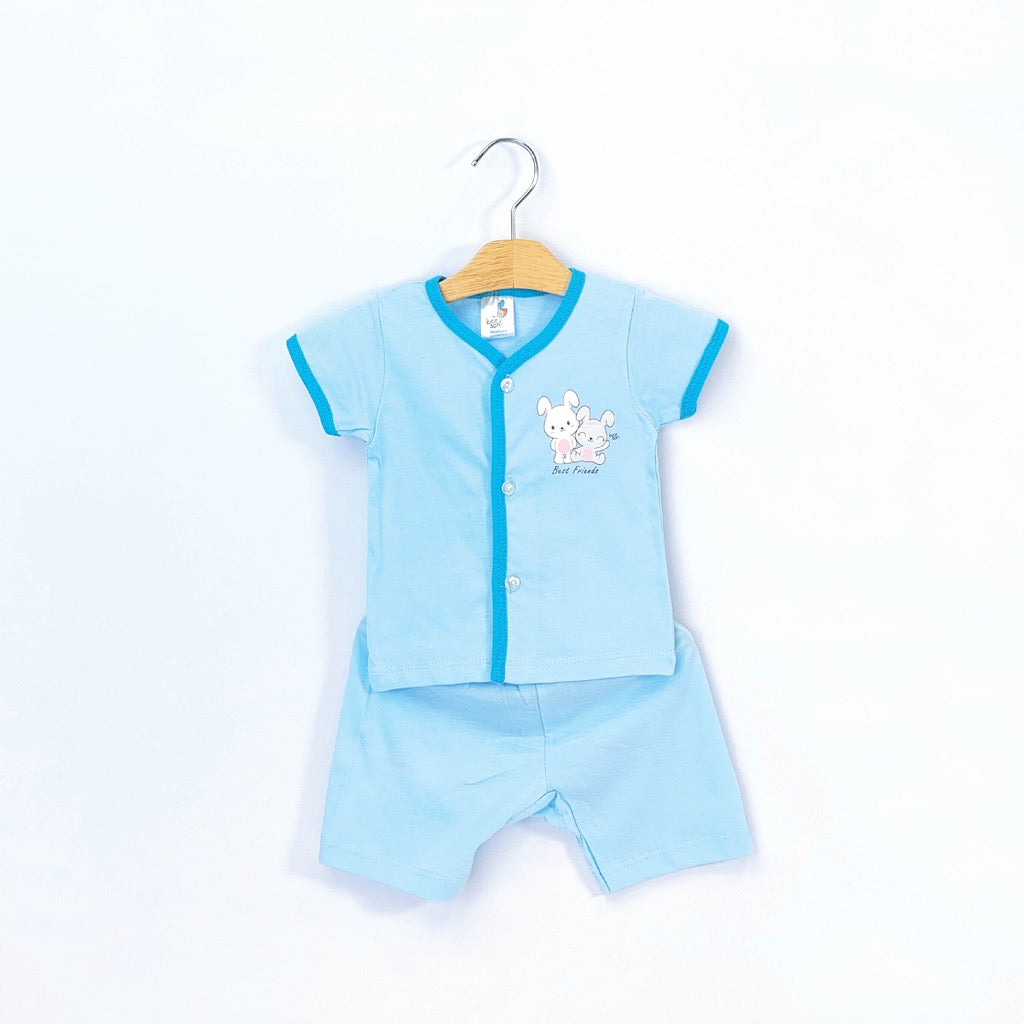 Beeson Newborn Baby Boy / Girl Short Sleeve with Short Pants Suit Set 12311