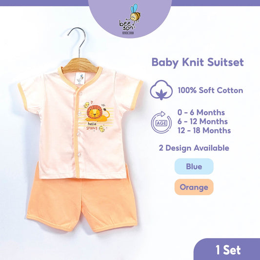 Beeson Newborn Baby Boy / Girl Short Sleeve with Short Pants Suit Set 13297